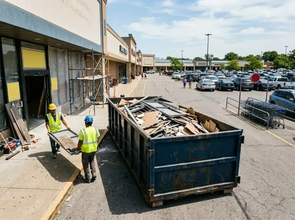 retail-store-renovation-debris-003 — frequently asked questions, Roll-off Dumpster Rentals in West Menlo Park, CA